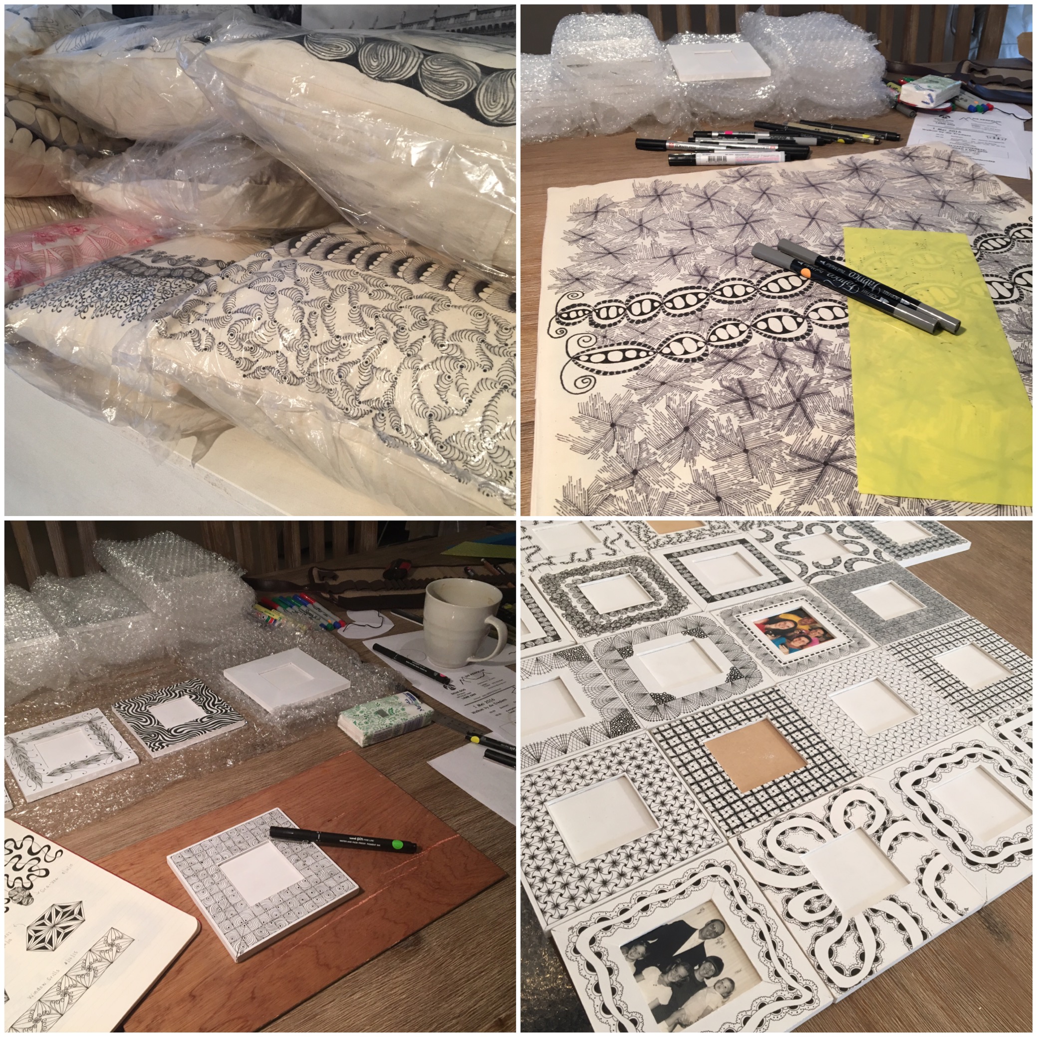 Selection of art for my first market.